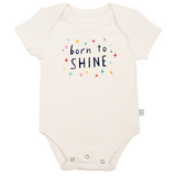 graphic bodysuit | born to shine - HoneyBug 