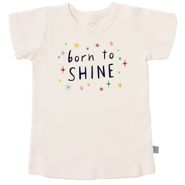 graphic tee | born to shine - HoneyBug 