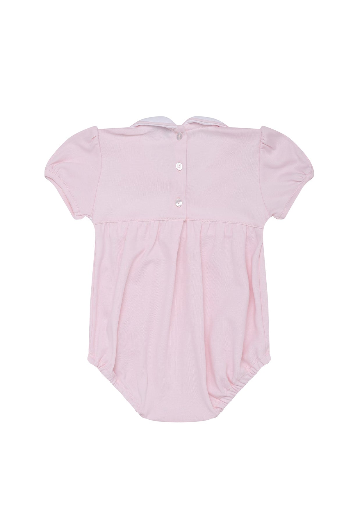 Bow Smocked Bubble - HoneyBug 