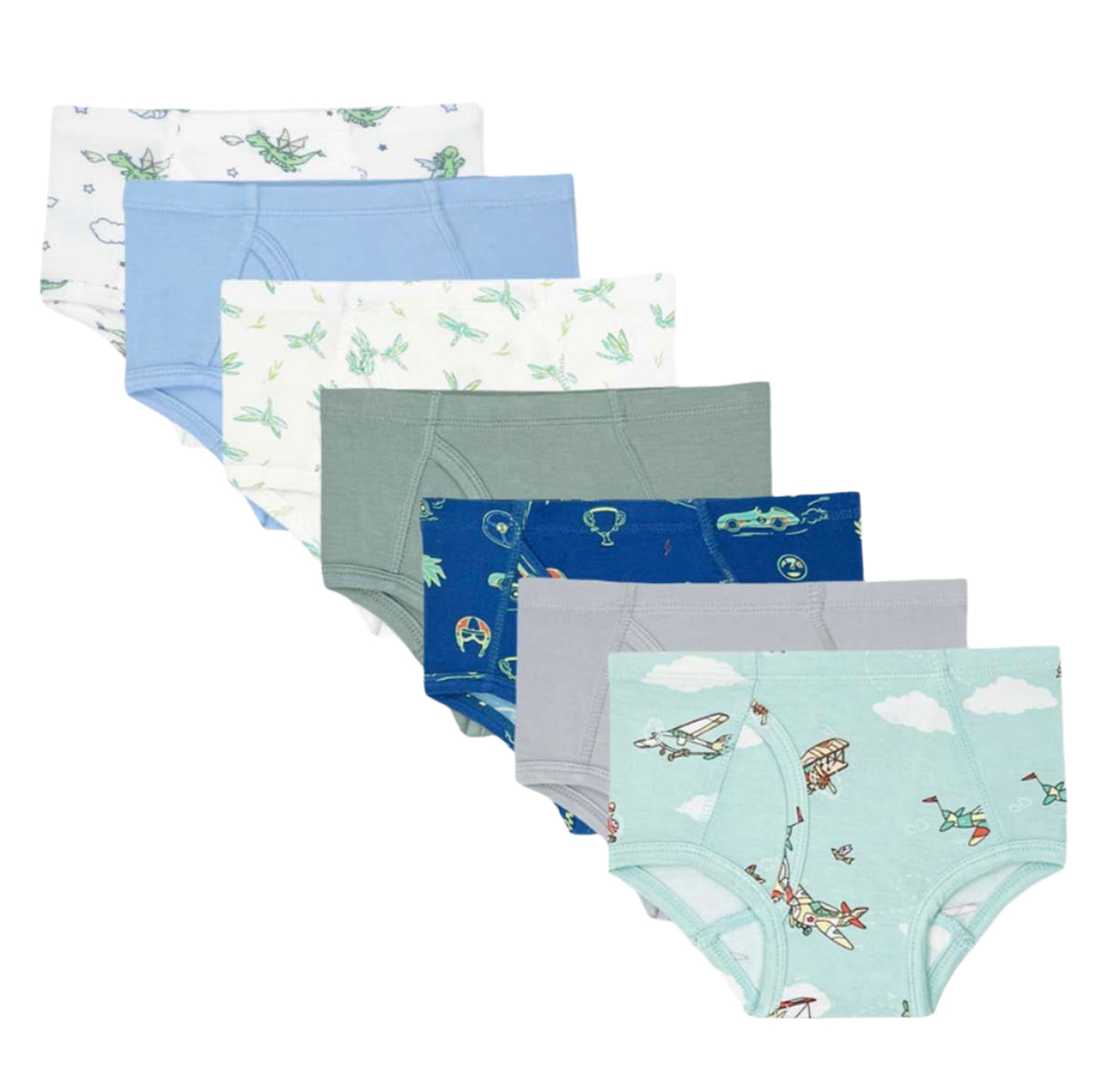 Boys' Bamboo Underwear 7-Pack - HoneyBug 
