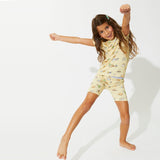 Love You Brunches Bamboo Kids Pajama Short Set - HoneyBug 
