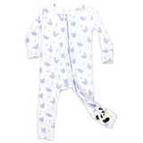 Butterfly Bamboo Convertible Footie - HoneyBug 