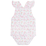 Butterflies Print Ruffle Bubble - HoneyBug 