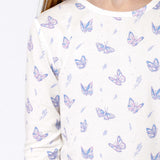 Butterfly Bamboo Kids Pajamas - HoneyBug 