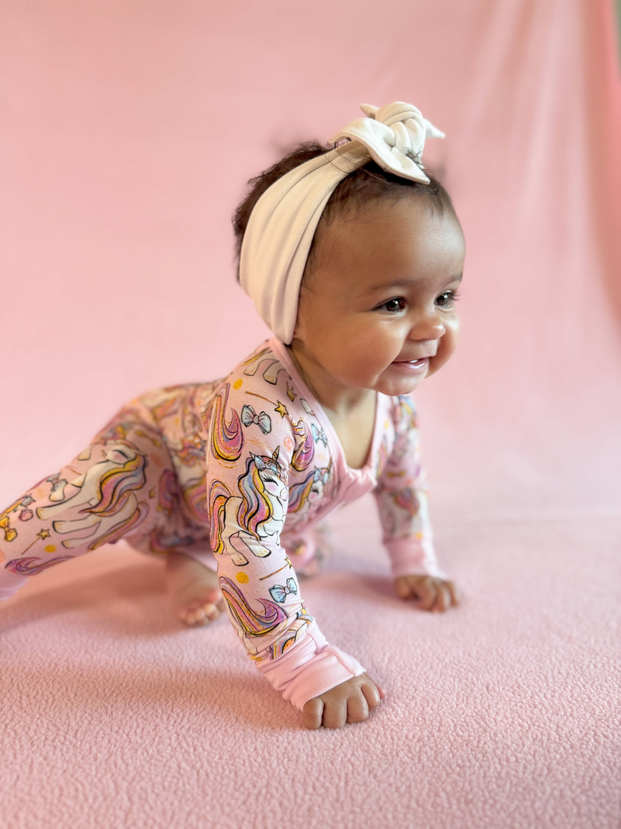 Pink Unicorn Zippy - HoneyBug 