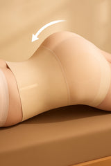 High-Waist Tummy Control Flat-Hem Shorts