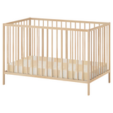 Butter Yellow & White Checkered Crib Sheet