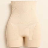 High-Waist Tummy Control Flat-Hem Shorts