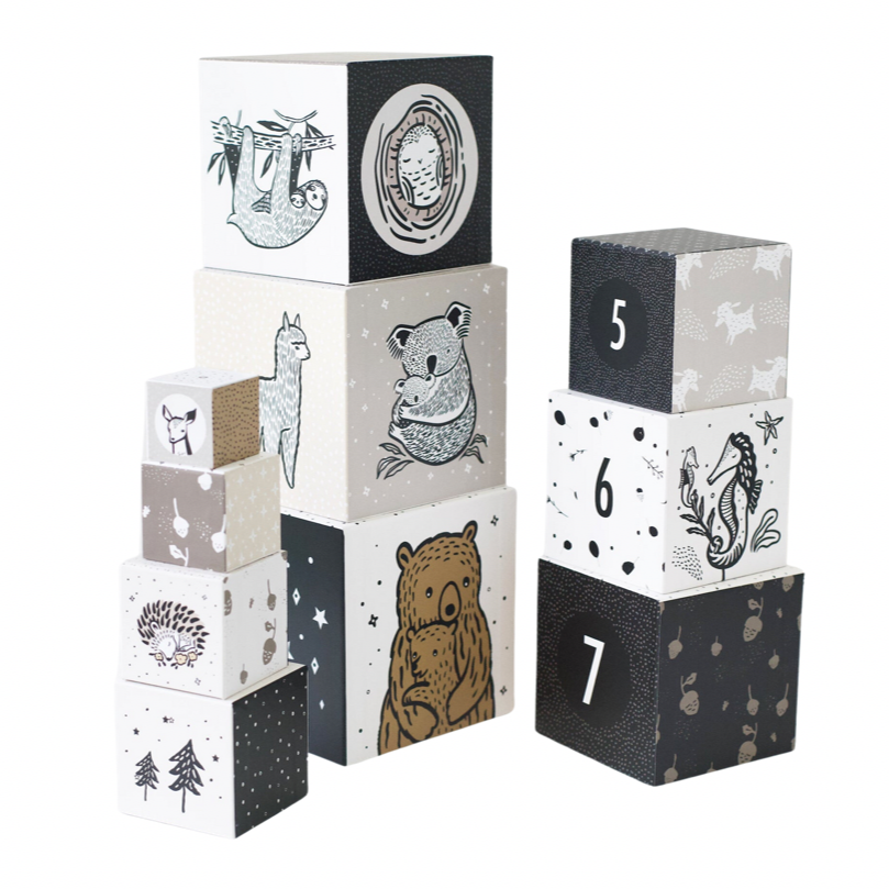 Nesting Blocks - Baby Animals - HoneyBug 