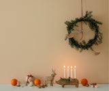 Fabric Ornament, Bird - Mable - Latte - HoneyBug 