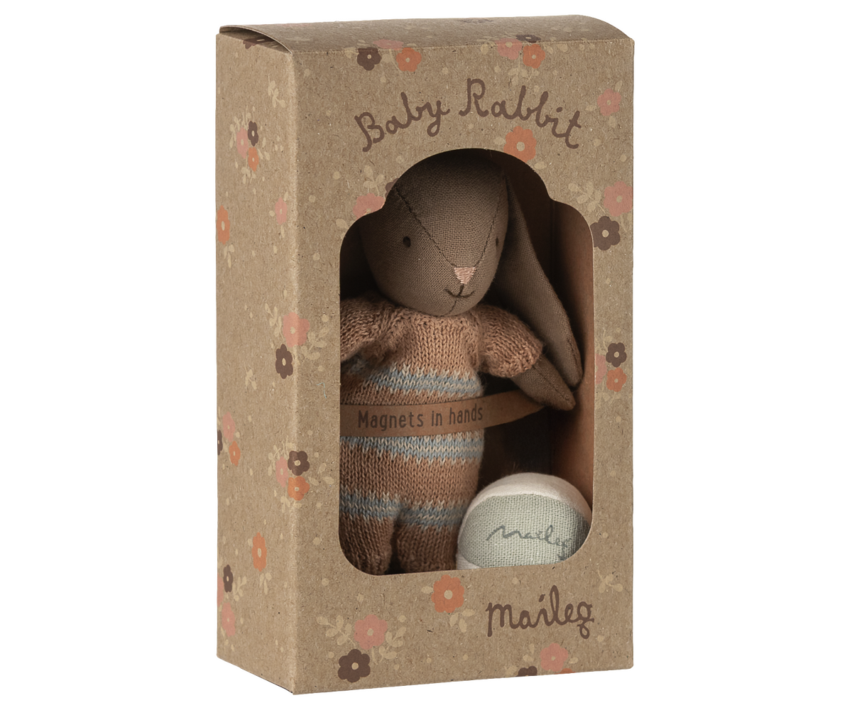 Bunny Set, Micro - Brown - Dusty Rose - HoneyBug 