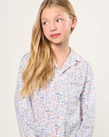 Kid's Twill Pajama Set in Baking Spirits Bright - HoneyBug 