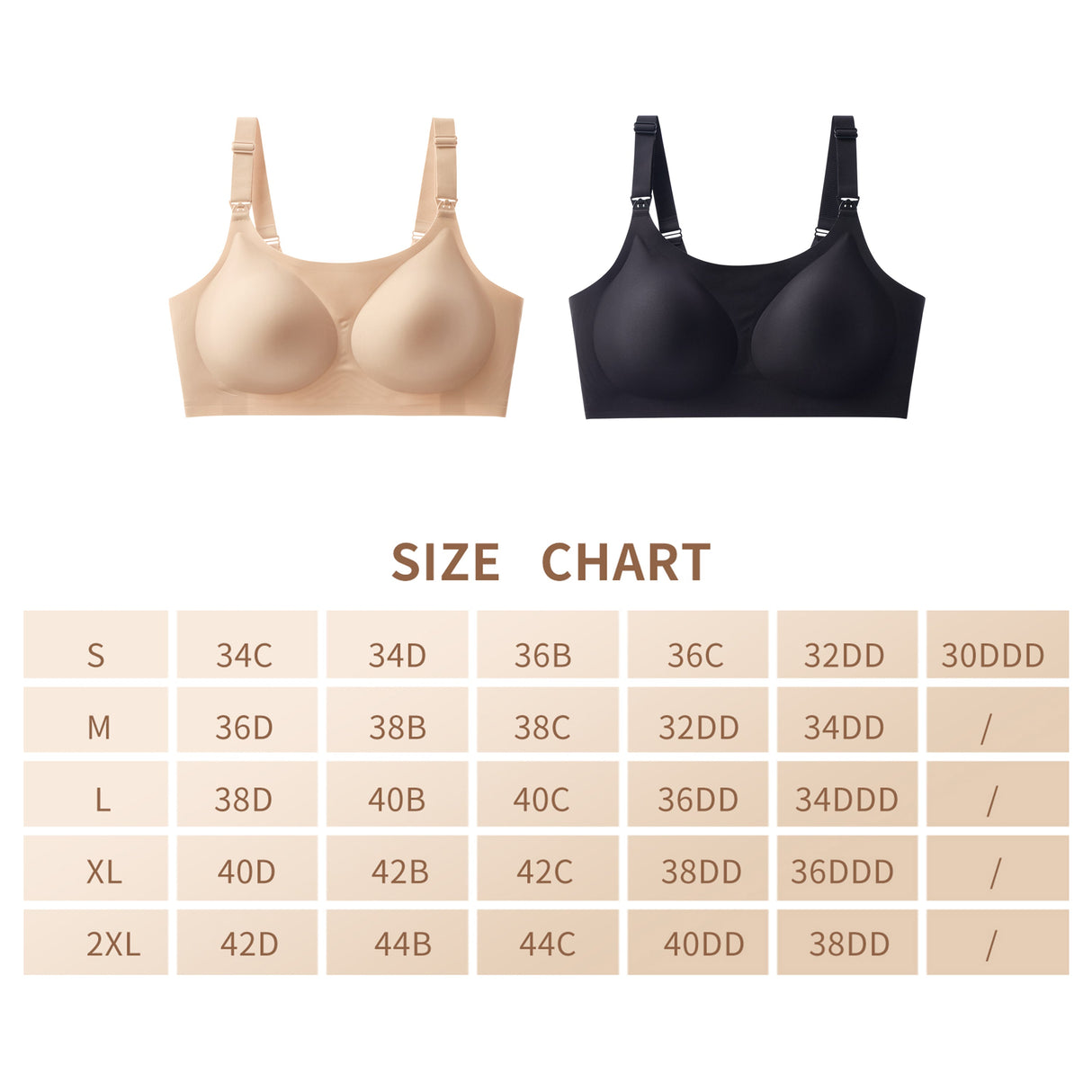 Seamless Maternity Nursing Bra