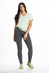 Snapback™ Postpartum Leggings - Charcoal Gray - HoneyBug 