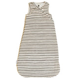 Charcoal Stripes Blanket Sleeper - HoneyBug 