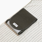 Charcoal Stripes Swaddle II - HoneyBug 