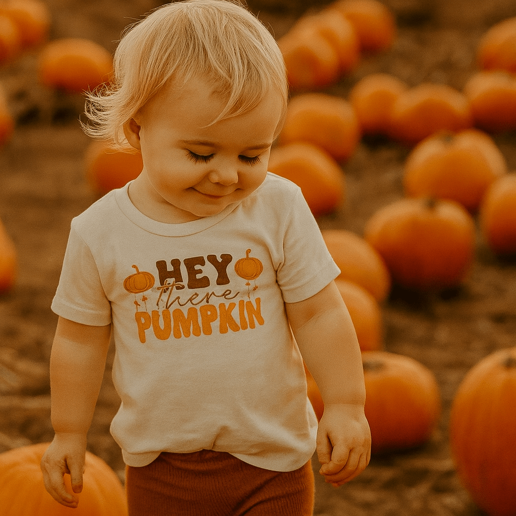 graphic tee | hey there pumpkin - HoneyBug 