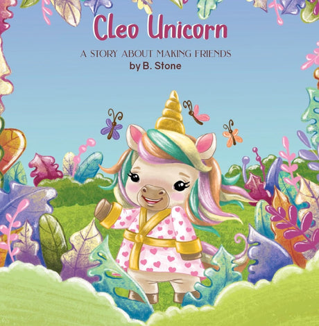 Cleo Unicorn Board Book - HoneyBug 