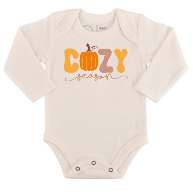 graphic bodysuit | cozy season (long sleeve) - HoneyBug 