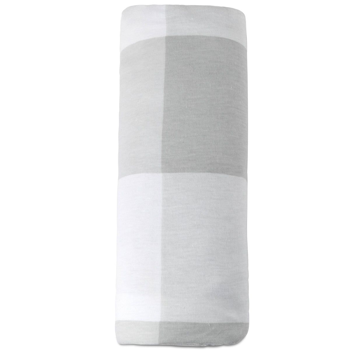 Crib Sheet - Grey Gingham - HoneyBug 