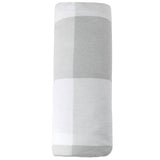 Crib Sheet - Grey Gingham - HoneyBug 