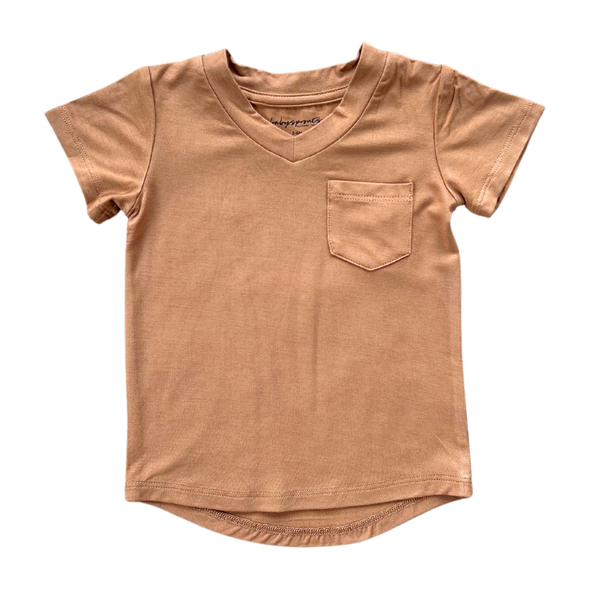 V-Neck Pocket Tee - HoneyBug 