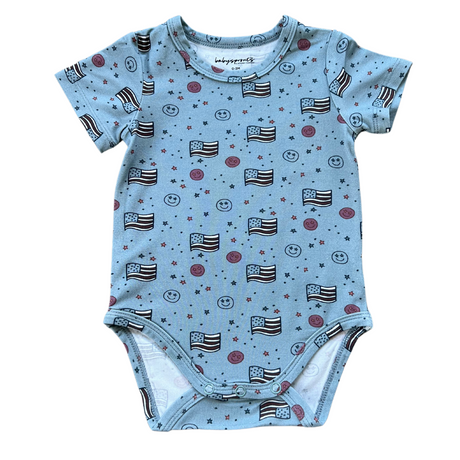 Baby Short Sleeve Bodysuit - HoneyBug 