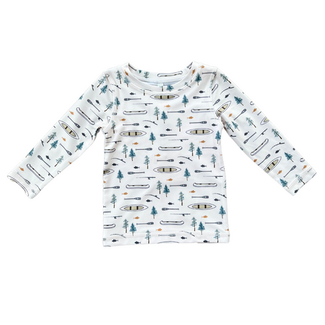 Long Sleeve Rash Guard Swim Shirt - HoneyBug 