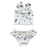 Girl's Two-Piece Tankini Swim Set - HoneyBug 