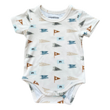 Baby Short Sleeve Bodysuit - HoneyBug 