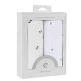 Waterproof Changing Pad Cover | Cradle Sheet Set - Blue Berry - HoneyBug 