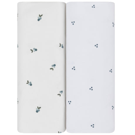 Waterproof Crib Sheet Set - Blue Berry - HoneyBug 