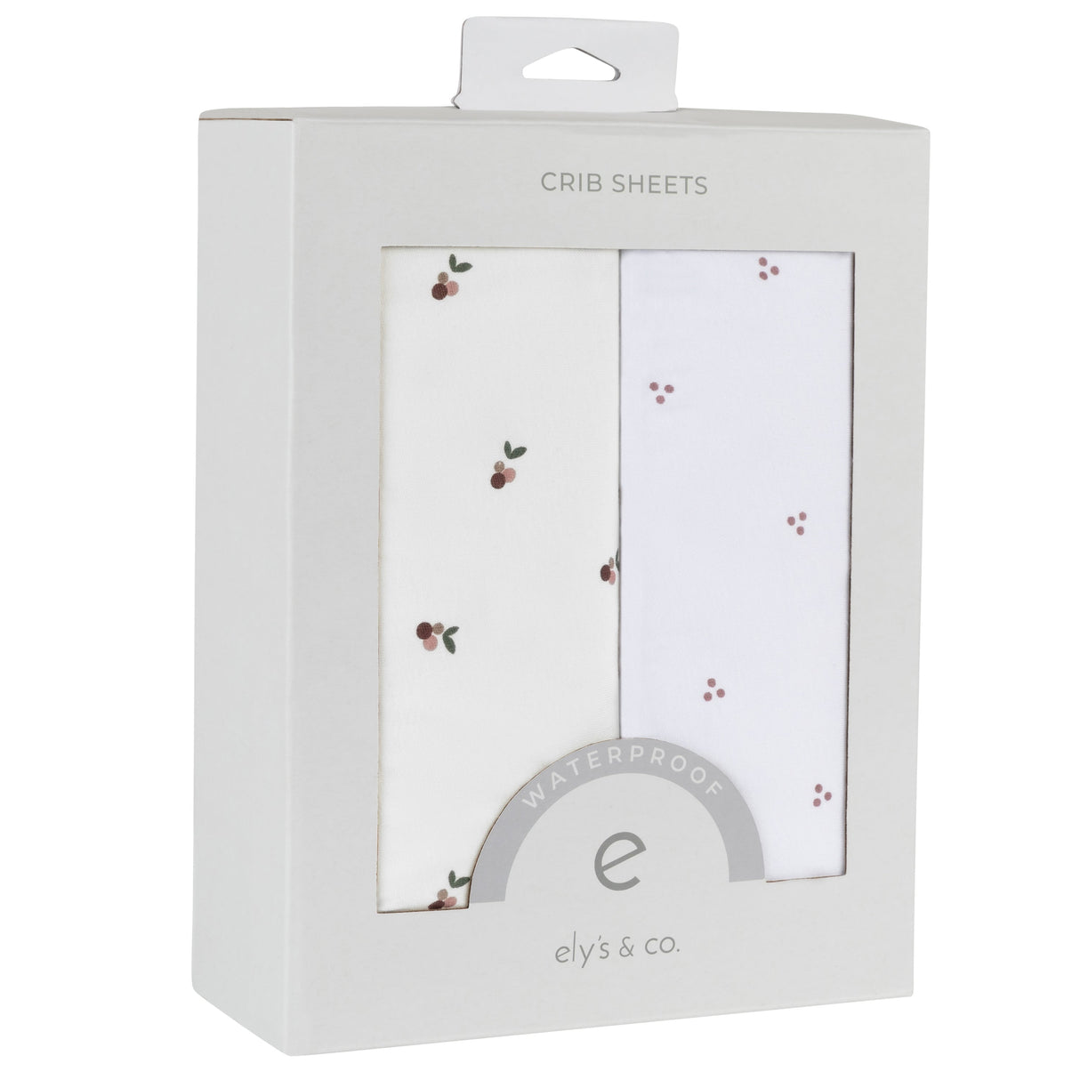 Waterproof Crib Sheet Set - Lavender Berry - HoneyBug 