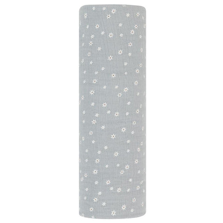 Cotton Muslin Swaddle Blanket - Ditsy Star - HoneyBug 