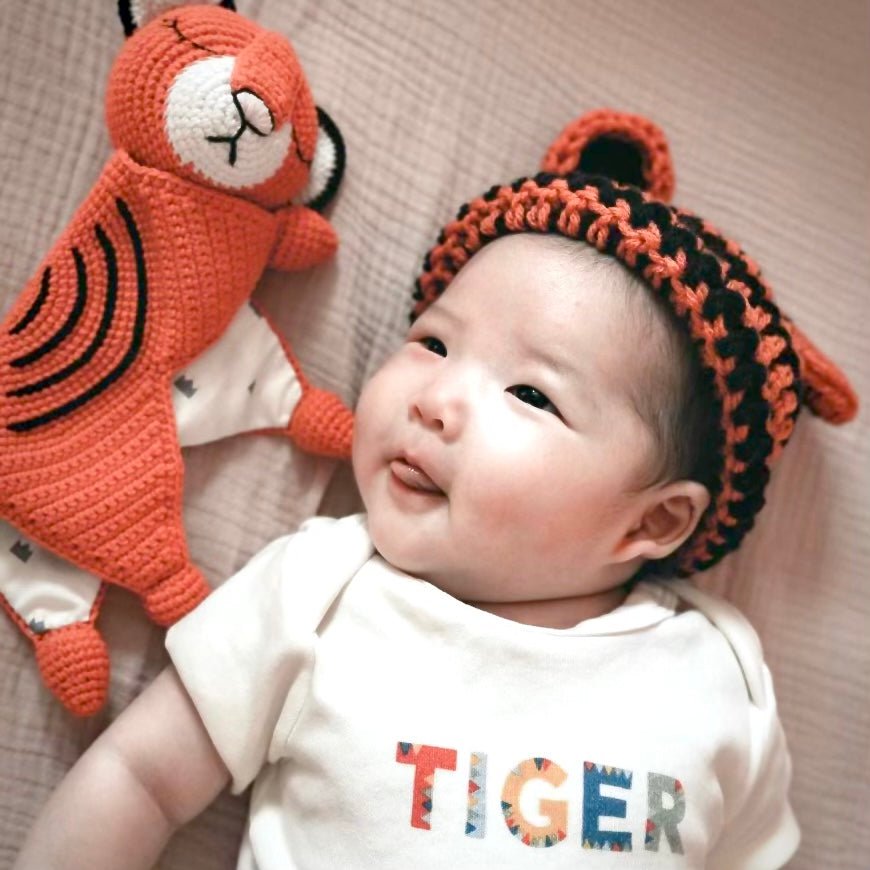 graphic bodysuit | tiger - HoneyBug 