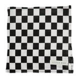 Race Black & White Checkered Stretch Swaddle