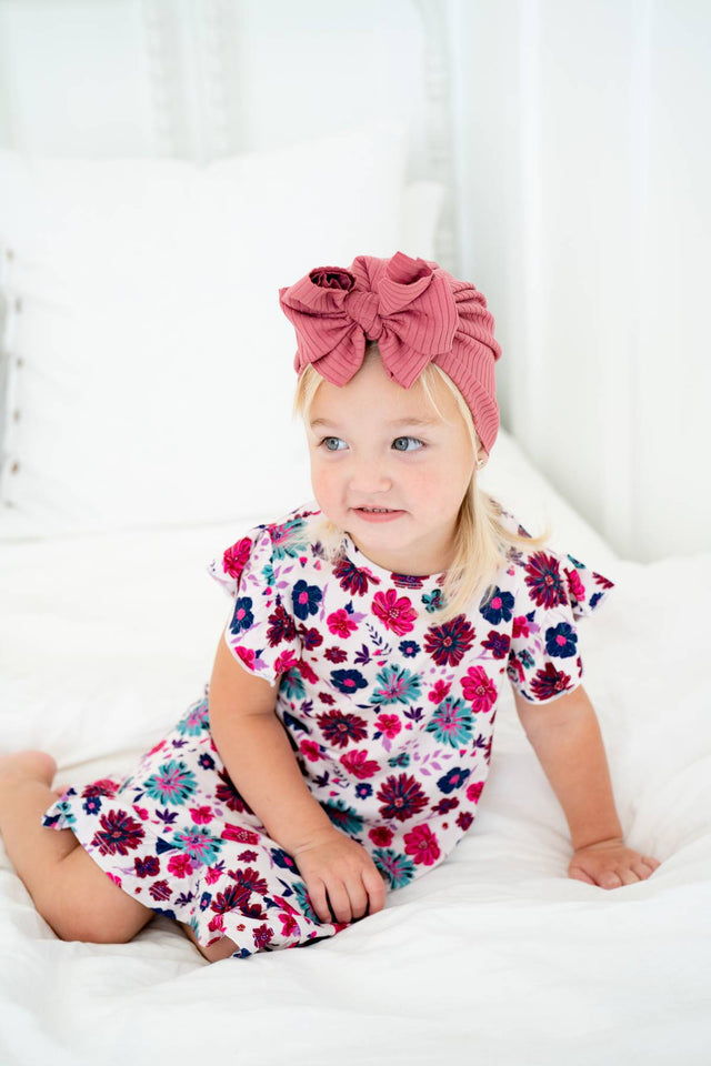 Wild Berry Floral Nightgown - HoneyBug 