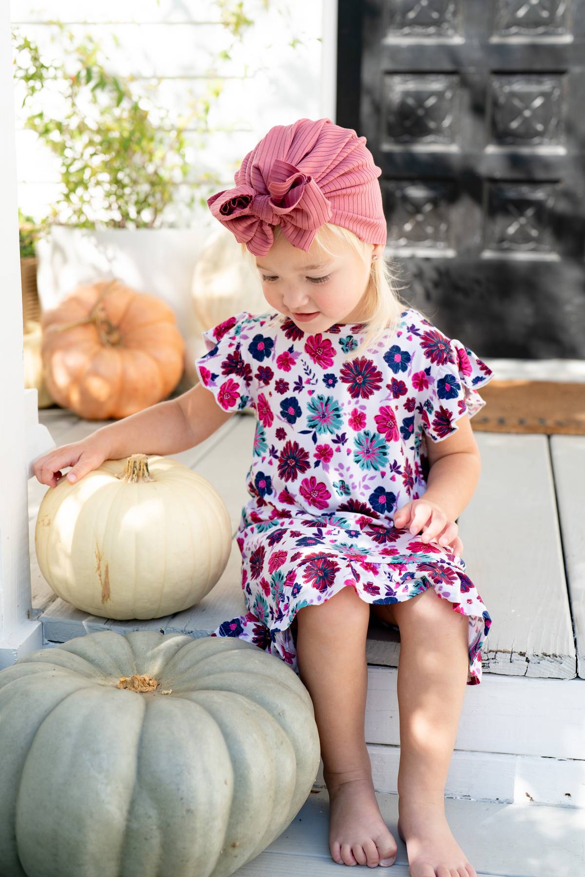 Wild Berry Floral Nightgown - HoneyBug 