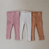 Dusty Rose Organic Leggings - HoneyBug 
