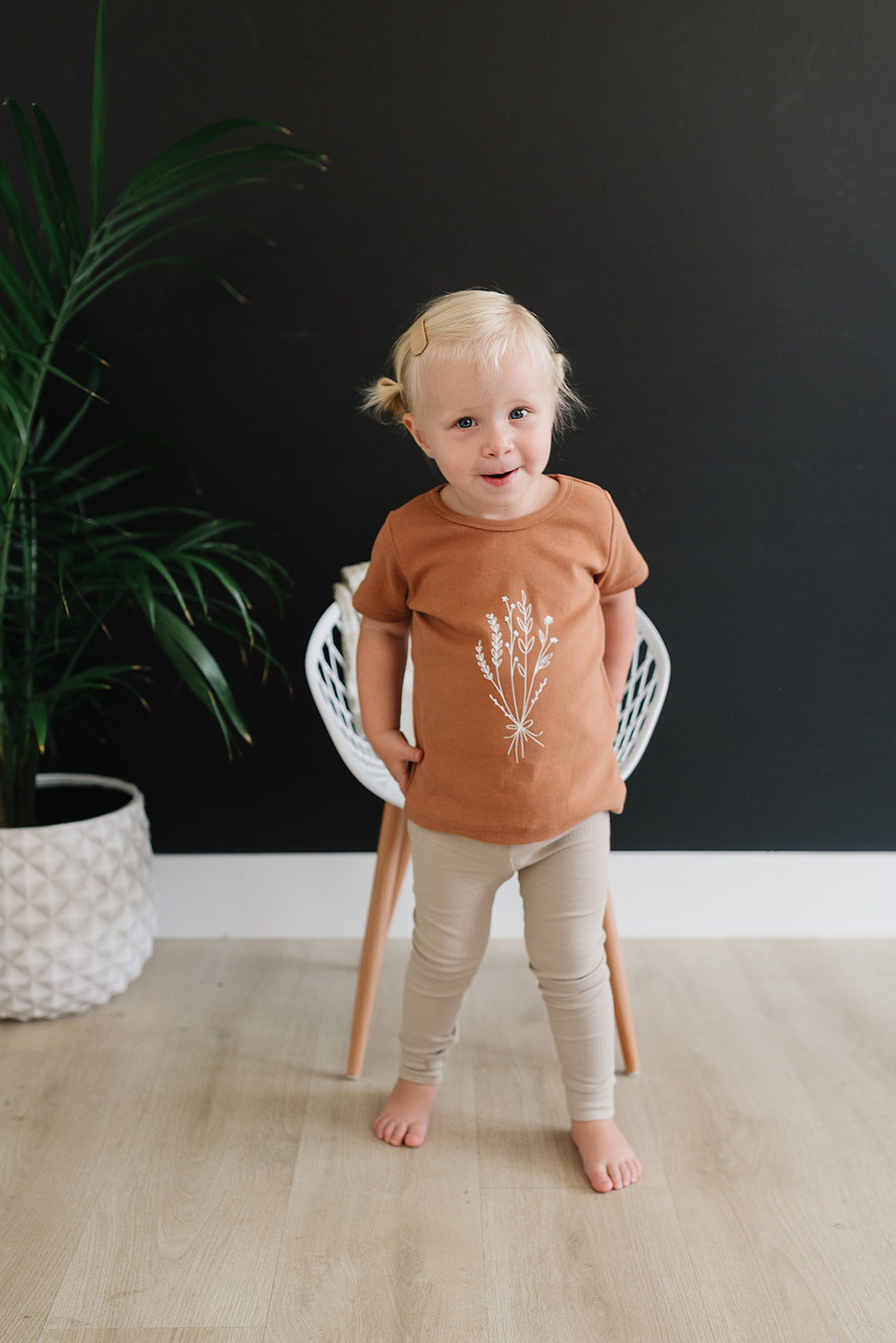 Oatmeal Organic Leggings - HoneyBug 