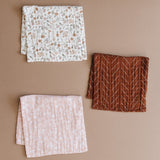 Meadow Floral Muslin Burp Cloth - HoneyBug 