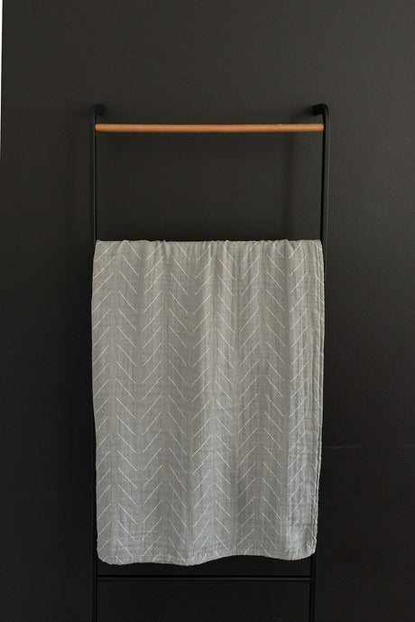 Desert Sage Muslin Swaddle Blanket - HoneyBug 