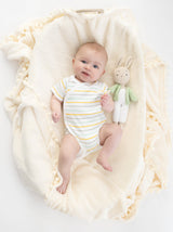 Organic Cotton Pride Kimono Onesie - Stripes - HoneyBug 