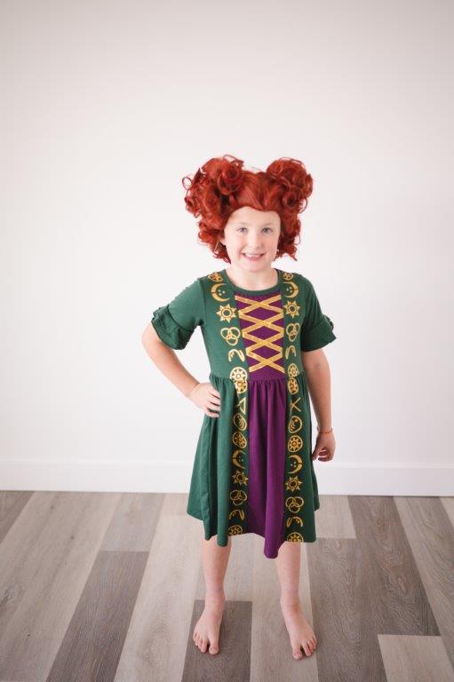 Spell Book Witch Dress - HoneyBug 