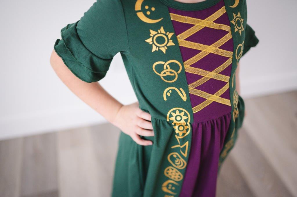 Spell Book Witch Dress - HoneyBug 