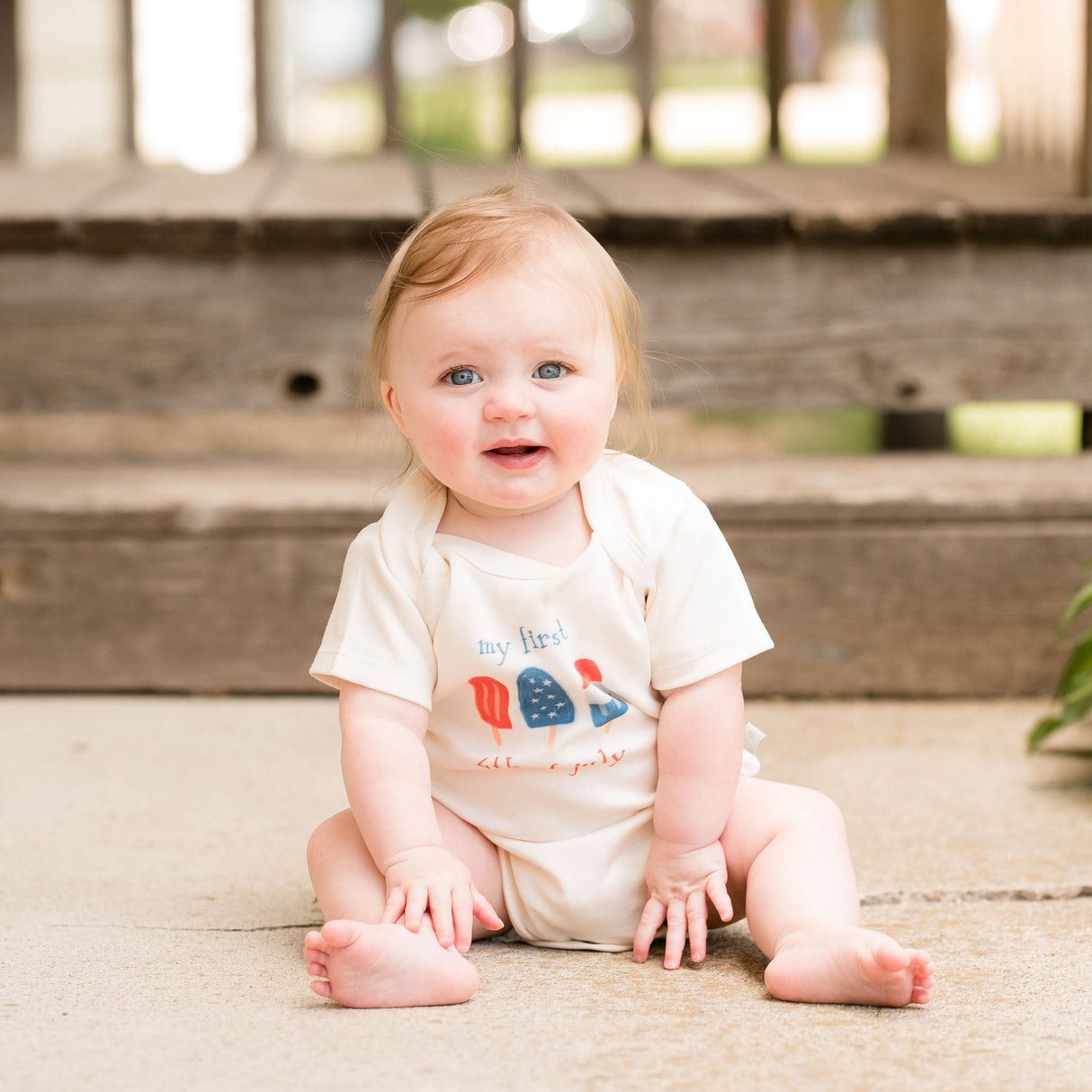 graphic bodysuit | popsicles - HoneyBug 