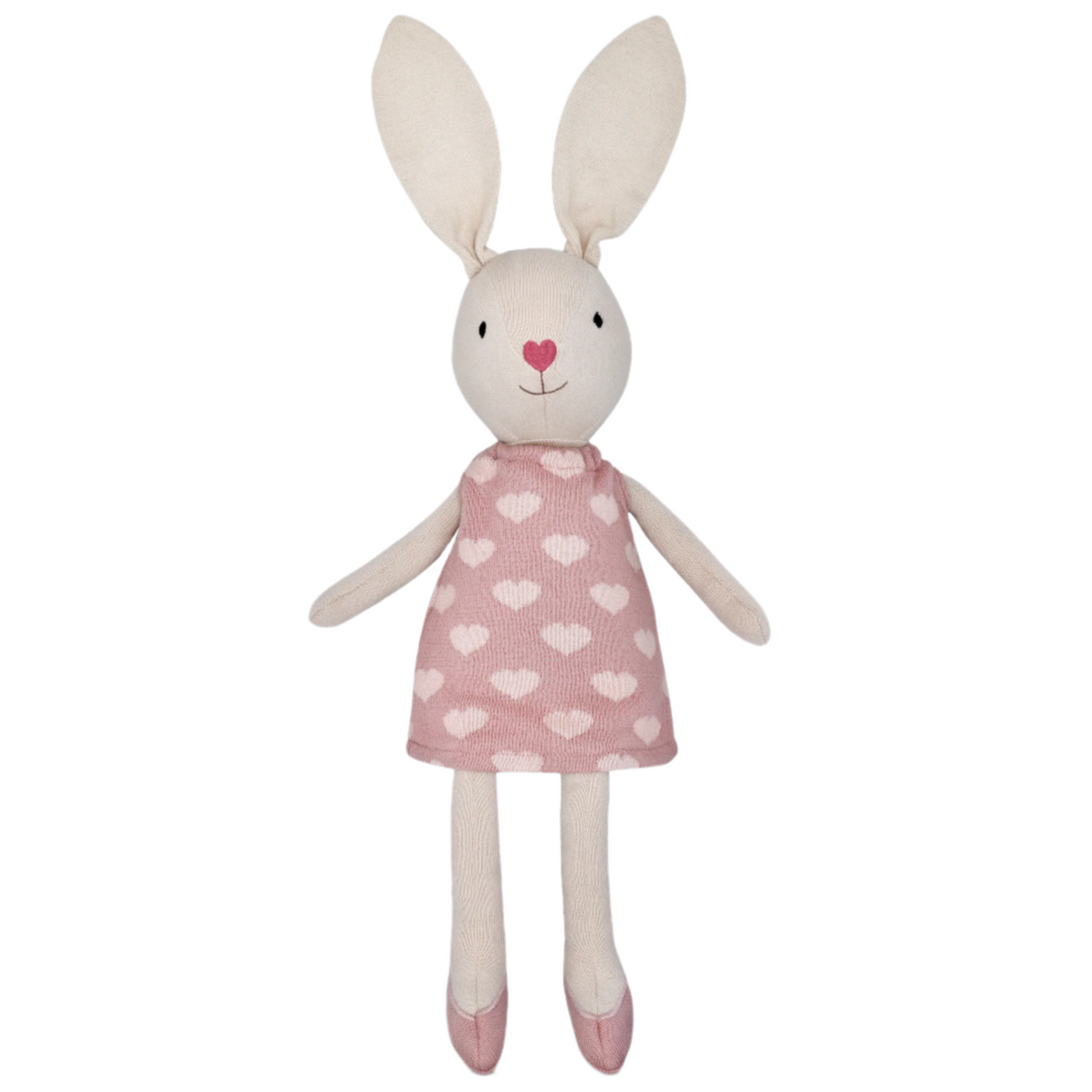 Knit Bunny Plush - Luella - HoneyBug 