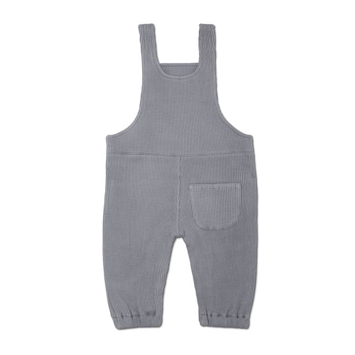 Waffle Overalls - Smoke - HoneyBug 