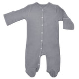 Waffle Footie - Smoke - HoneyBug 