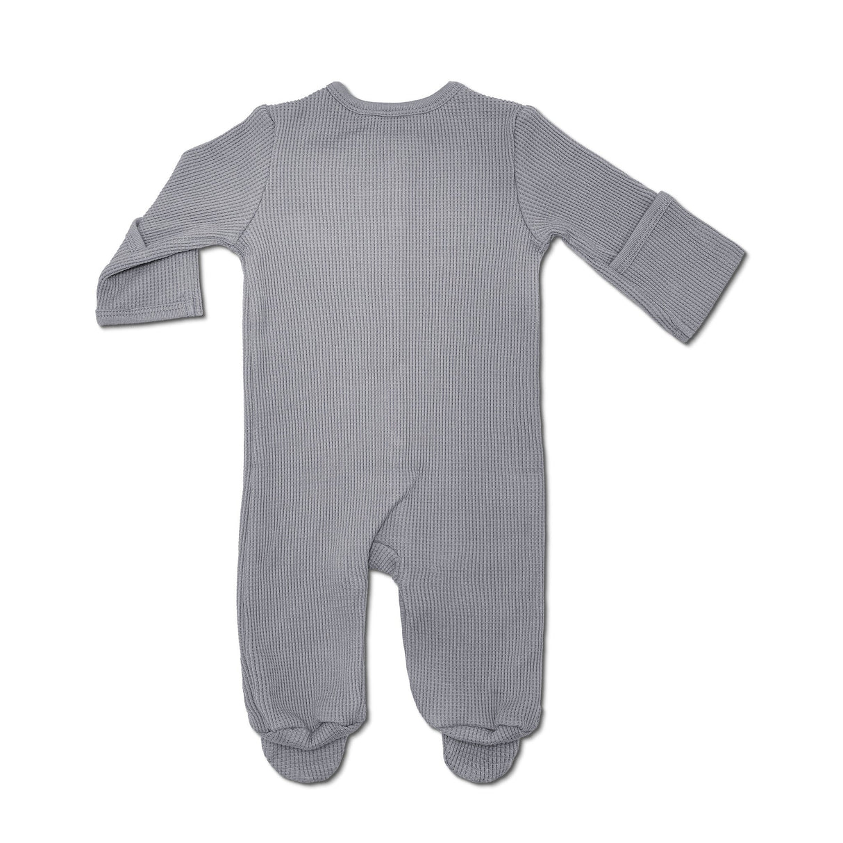 Waffle Footie - Smoke - HoneyBug 